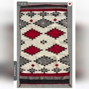 Vintage/antique Southwest native‎  American Navajo rug